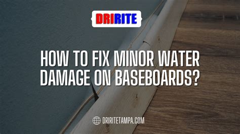 water leaking from baseboard|How to Fix Minor Water Damage on Baseboards